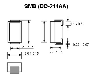 SMBJ系列力特瞬态抑制二极管_SMBJ5.0CA系列