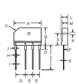 GBJ808桥式整流器_小功率整流桥堆