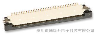 MOLEX2  连接器, FFC/ FPC板, 54132系列, 40 触点, 插座, 0.5 mm, 表面安装　, 底部