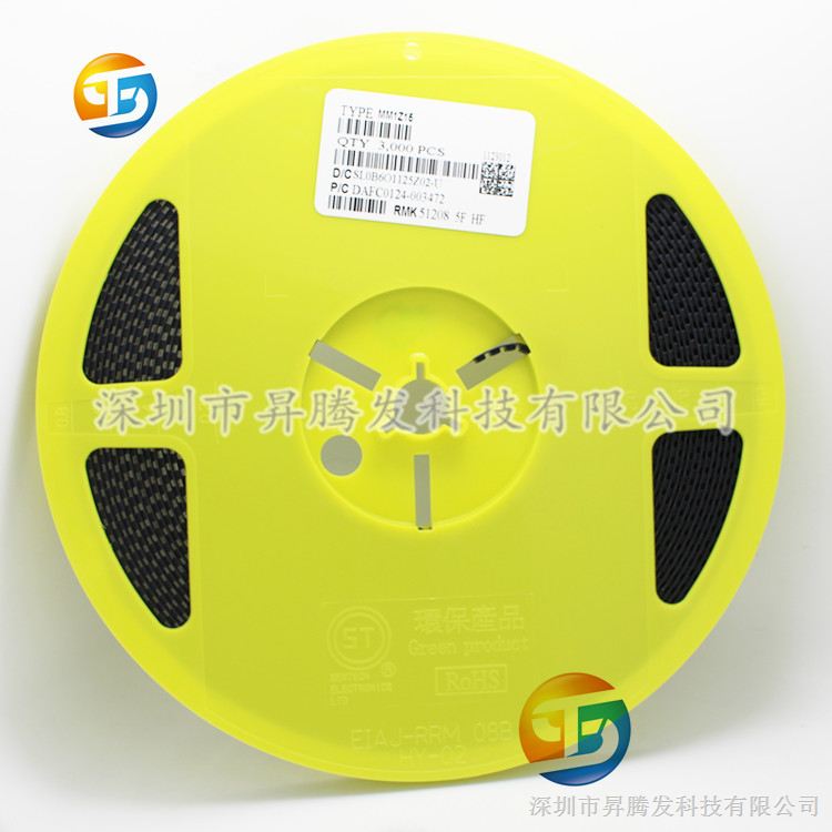 稳压二极管 MM1Z2V7 印字4D SOD123 0.5W 1206 原装ST先科稳压管