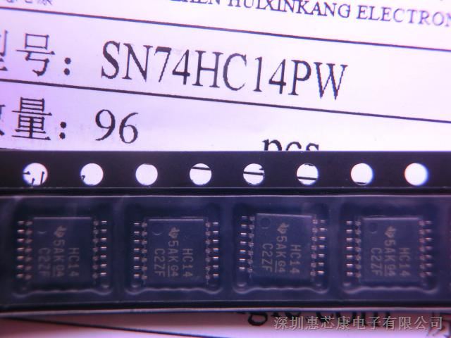 供应原装 SN74HC14PW 逻辑 - 栅极和逆变器 SSOP-14 随时看货 货真价实