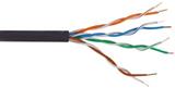 网络电缆 CAT5EOUTDOOR100M,, Black, 100m (L), PRO POWER品牌原厂出品优势库存