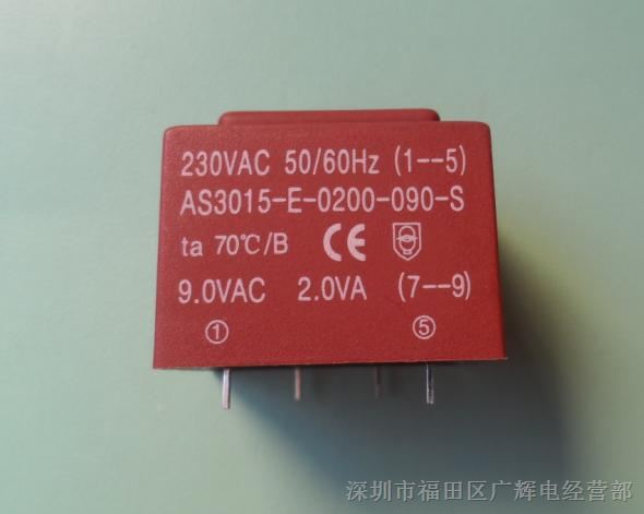 ӦEI30/15.5 2.0VA 230Vת9V ѹ AS3015-E-0200-090-S γߴ: 32.527.527mm