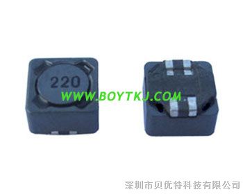 供应贴片共模电感BTRHB127-100M 交叉感量 双绕阻贴片功率电感