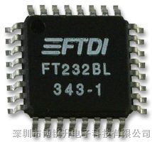 FTDI  FT232BL/TR  接口桥接器, USB 到 UART, 3 V, 5.25 V, LQFP, 32 引脚, 0 °C