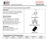 尚联芯原厂NCE0130 SOT-23,电源驱动IC//MOS管/等周边IC