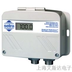 供应气体和液体的流量测量setra水差压传感器231