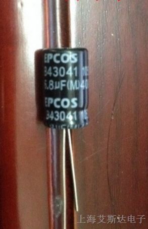 供应原装EPCOS西门子 400V6.8UF 10*16 105度电解电容