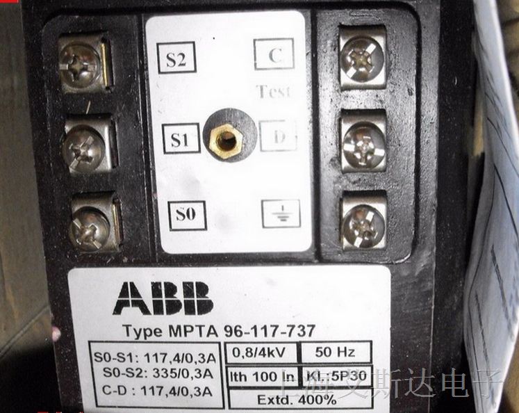 供应ABB MPTA 96-117-737 ABB全新电流传感器