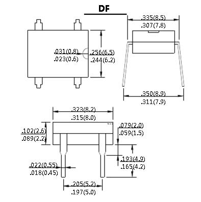 DF1510桥式整流器_表面贴装整流器参数