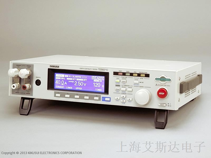 供应日本菊水TOS6210接地电阻测试仪 60A地线导通测试仪