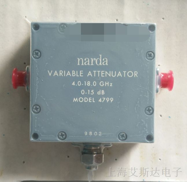 供应进口NARDA可调衰减器4799 4-18GHz 0-15dB SMA