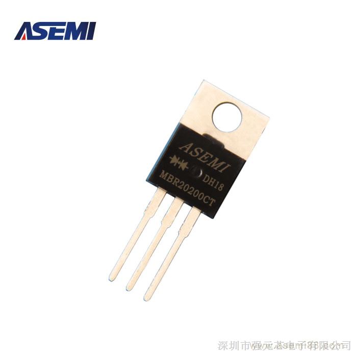 供应MBR20200CT  20A 200V  肖特基二极管  台湾ASEMI品牌  TO-220封装