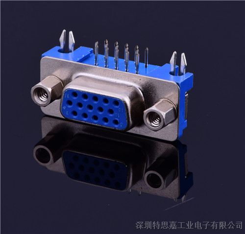 DB插座，厂家生产批发D-SUB插座|车针D-SUB连接器热卖
