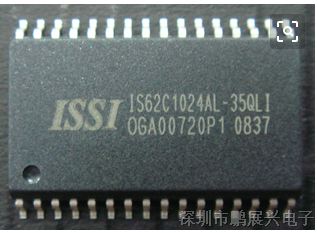 供应IS62C1024AL-35TLI TSSOP32脚 全新内存/闪存芯片 贴片IC  ISSI