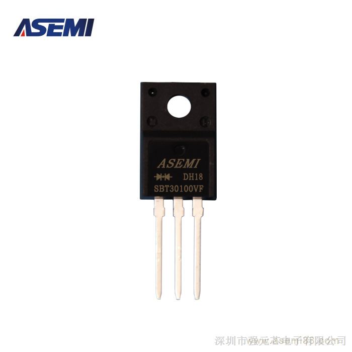 供应SBT30100VFCT低压降肖特基二极管 ASEMI品牌 低low vf值  30A 100V