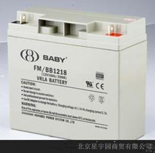 供应上海鸿贝蓄电池FM/BB1218 12V18AH 总代理