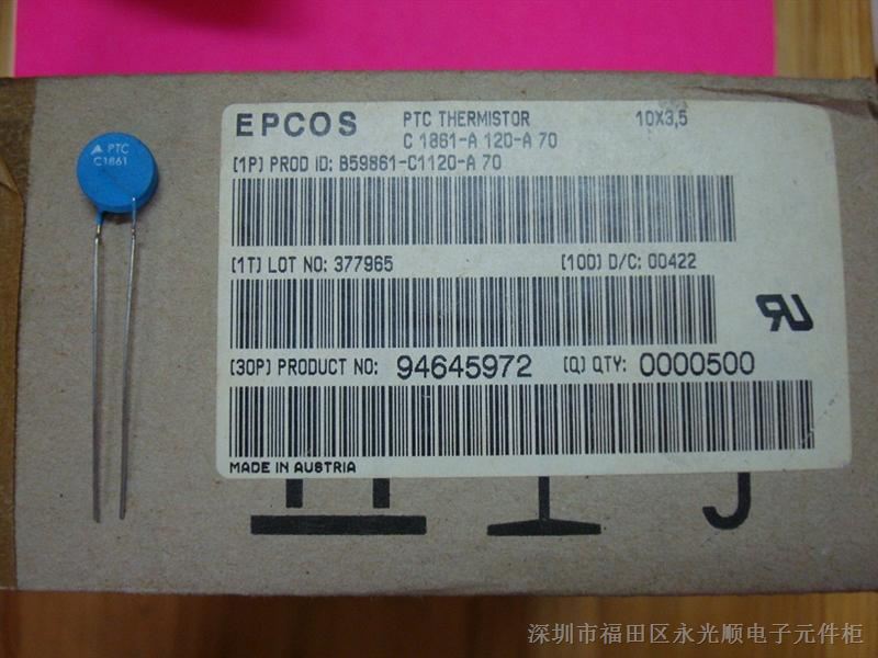 ӦPTCB59861C1120A70(PTCC1861)EPCOS