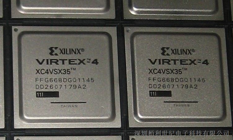 供应IC芯片 XC4VSX35-11FFG668I BGA 原装现货 深圳市栢利世纪电子