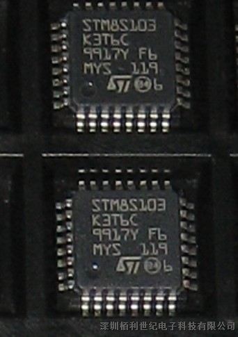 供应IC芯片 STM8S103K3T6C QFP 原装现货 深圳市栢利世纪电子