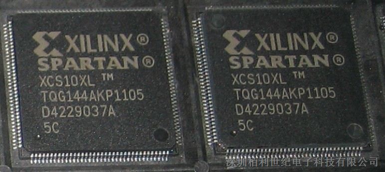 供应IC芯片 XCS10XL-5TQG144C XILINX QFP 原装现货 深圳市栢利世纪电子