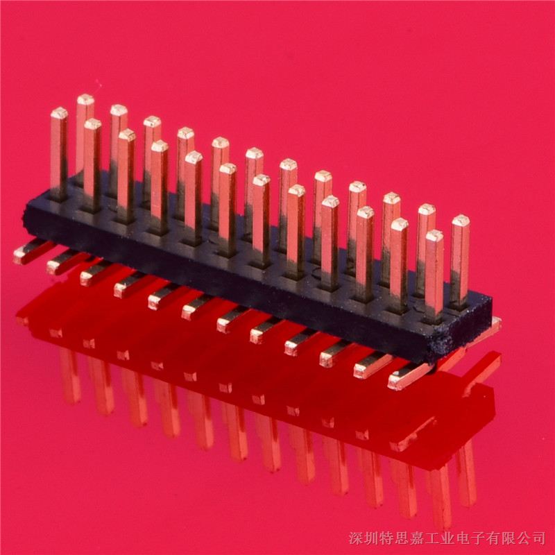 1.27mm 排针单排 特思嘉1.27排针厂家原装热卖
