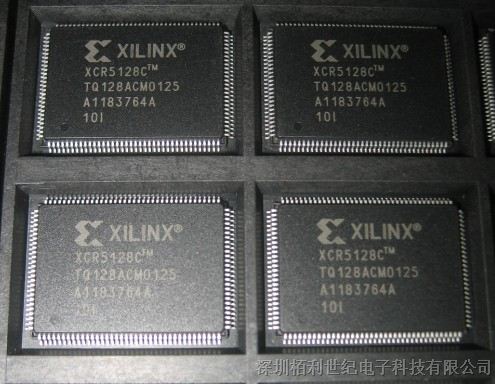 供应IC芯片 XCR5128C-10TQ128I  XILINX QFP 原装现货 深圳市栢利世纪电子