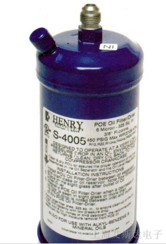 供应HENREY/亨利油过滤器S-4005进口、S-4005Z国产（3/8