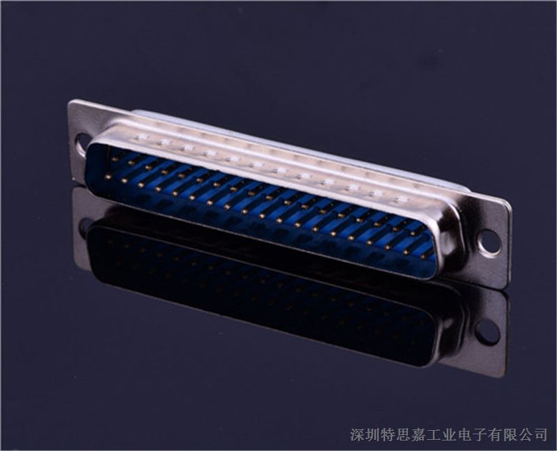 DB37公头 焊线式 D-USB串口37PIN针公座 焊接插头