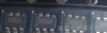 供应全新升压转换器 DC-DC升压IC SKDGA 贴片6脚芯片