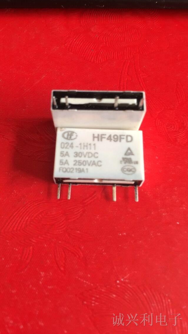 供应HF49FD-024-1H11宏发DIP4脚一组常开继电器全新现货