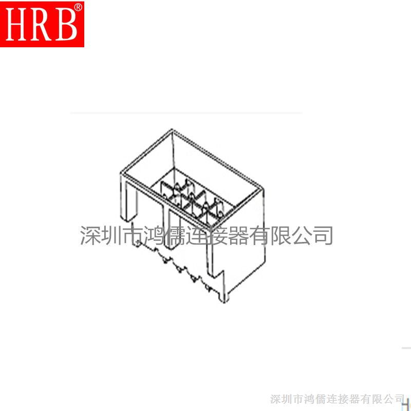 供应HRB 3.0间距连接器_3.0间距板对板44432插座头连接器