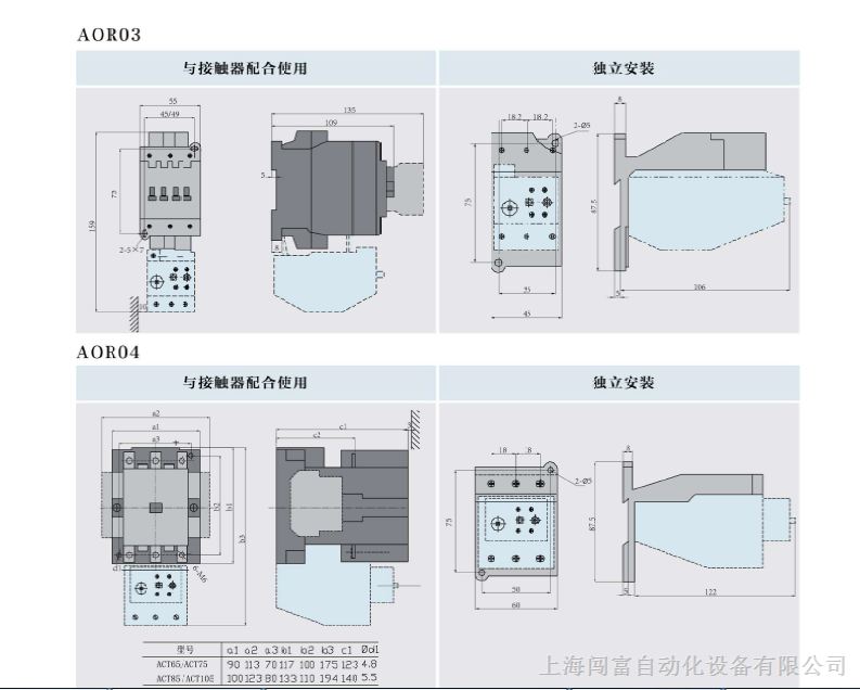 AOR系列热过载继电器