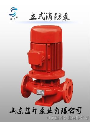山东蓝升牌XBD3.3/5G-L消防泵/4KW消火栓泵制造商