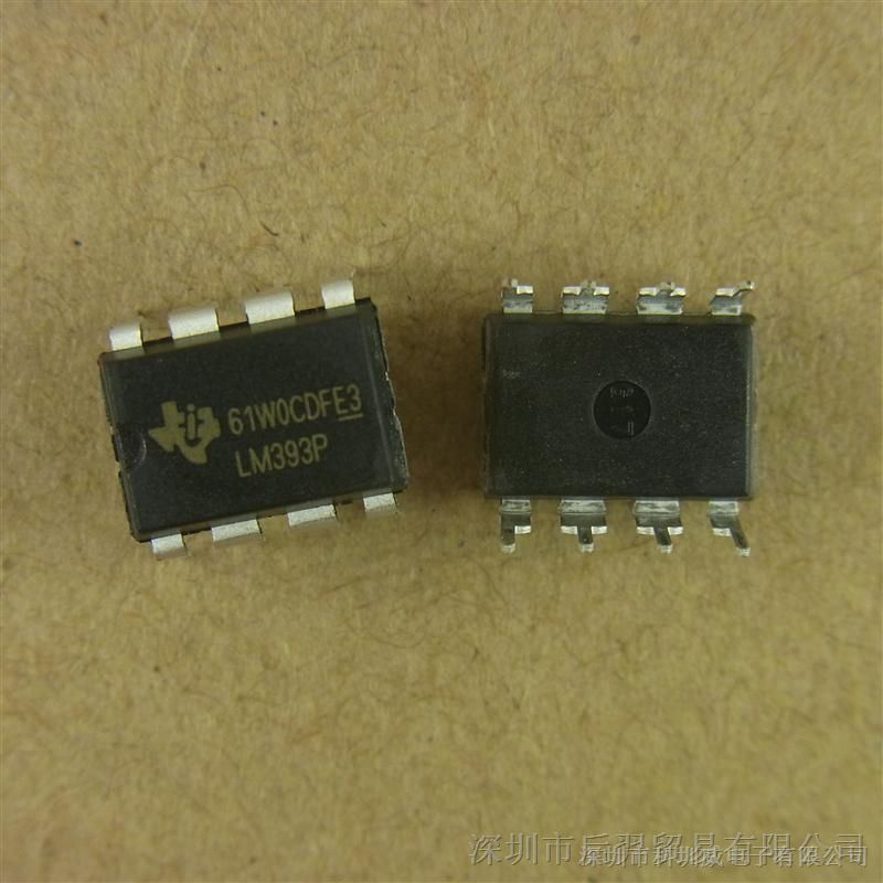 热销产品 双电压比较器集成电路 原装TI LM393P