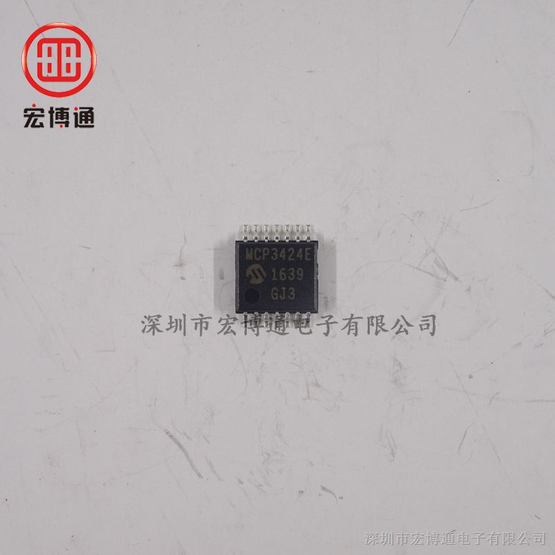 宏博通特价现货  数据转换器IC  Microchip Technology  MCP3424-E/ST