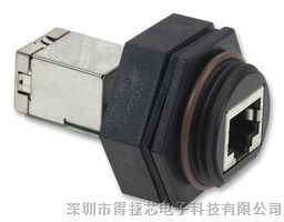 1546413-3 -  适配器, 直列式, RJ45, 母-母, 8P8C