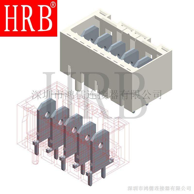 供应RAST5.0系列接插件 5.0间距系列线对板连接器