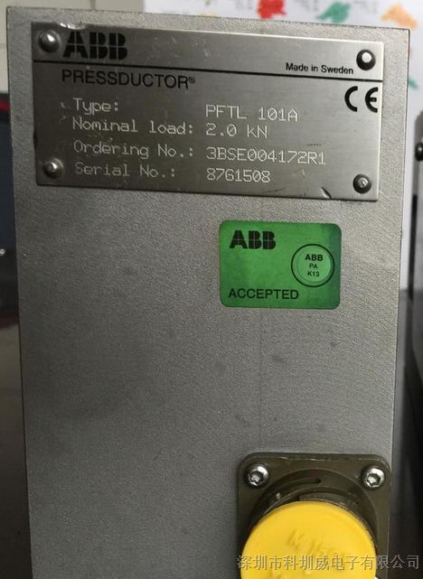PFTL101A 2.0KN 3BSE004172R1 ABB张力传感器