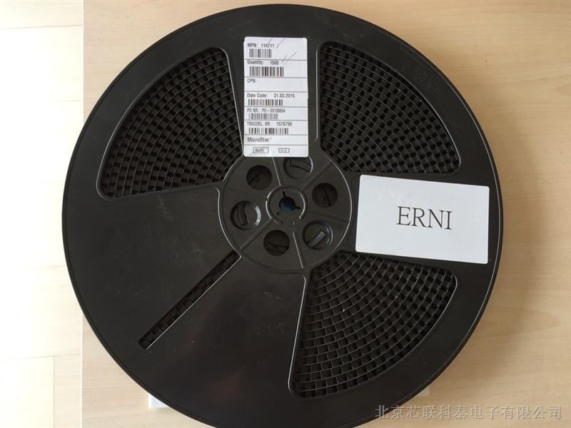 114711盘装表贴板对板夹层0.8mm连接器ERNI