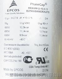 MKK690-D-12.5-11 EPCOS电容器B25668A6836A375