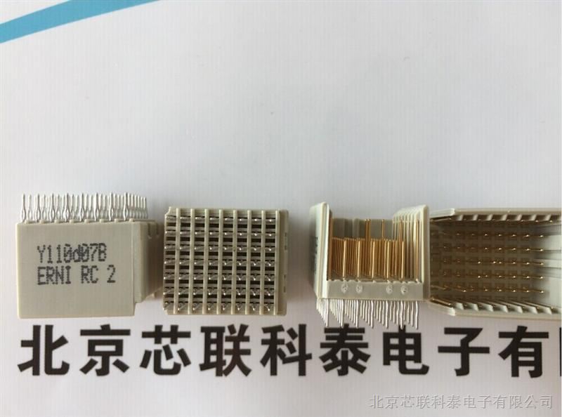 214012直角PCB针座MiniBridge连接器ERNI