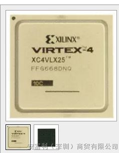 供应XC4VLX25-10FFG668C集成电路（IC）	 嵌入式 - FPGA（现场可编程门阵列）