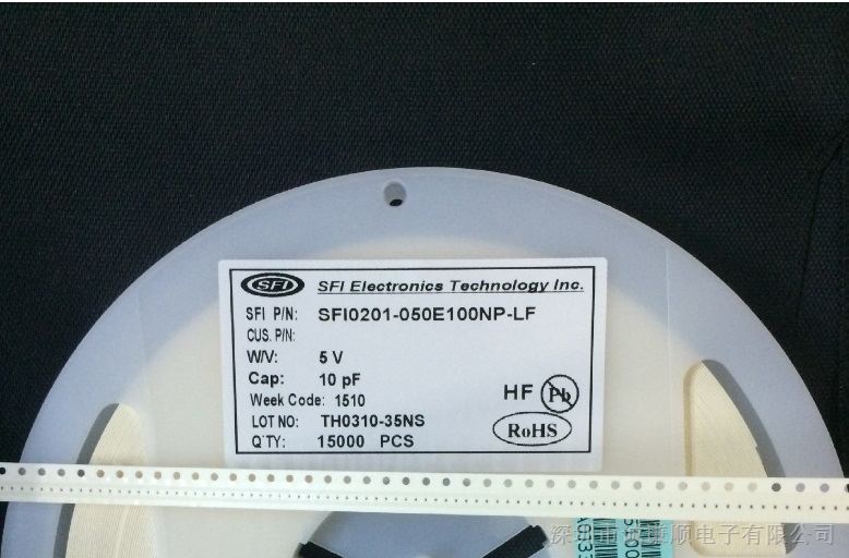 SFI现货原装SFI0201-050E100NP-LF贴片压敏电阻