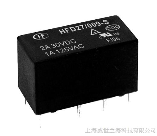 超小型双列直插式继电器HFD27