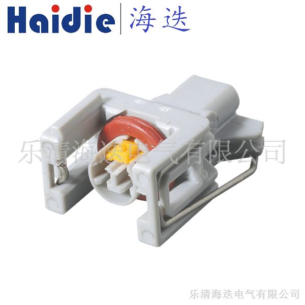 2孔泰科喷油嘴密封护套胶壳连接器1743486-3