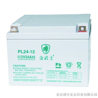 金武士蓄电池PL24-12 12V24AH UPS电源专用