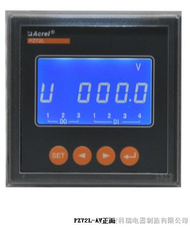 安科瑞PZ80L-AV单相电压表