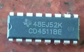驱动器   CD4511BE   显示器