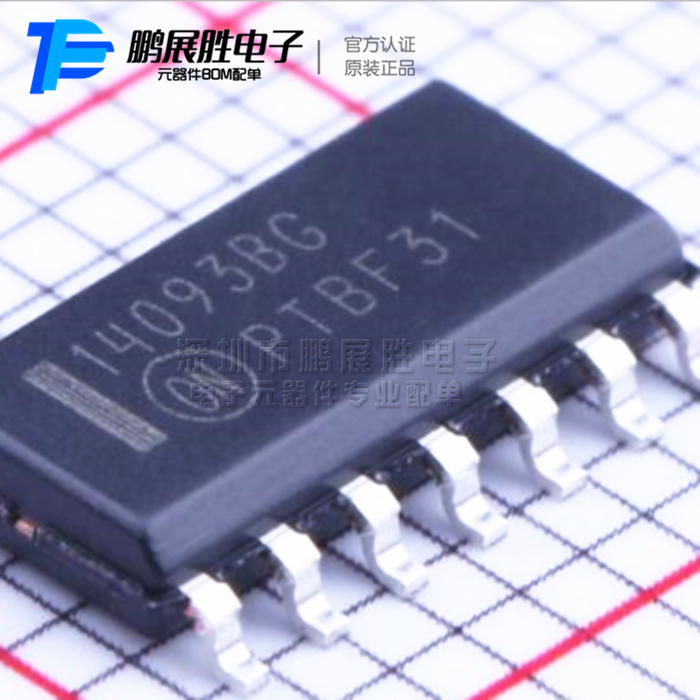 供应MC14093BDR2G 14093BG SOP14 ON安森美 原装 与非门 逻辑芯片